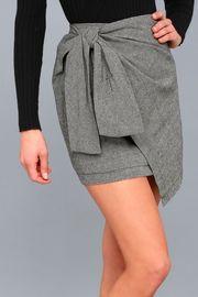 Wrap mini skirt latest style